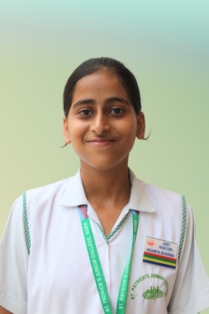 ADAMYA SHARMA(ASST. HEAD GIRL)